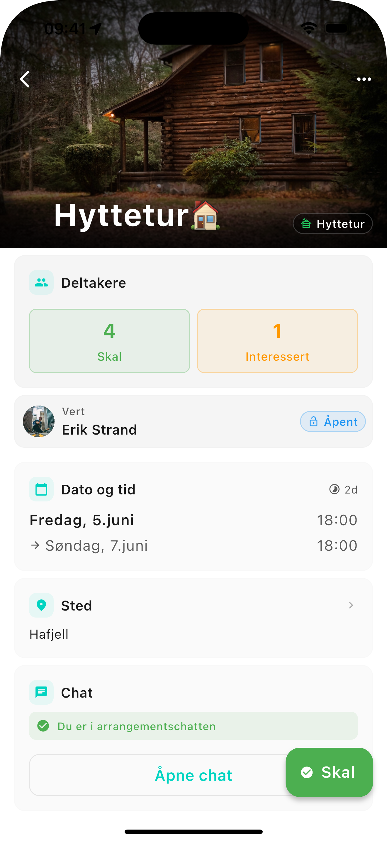 ZynkUp arrangementsdetaljer