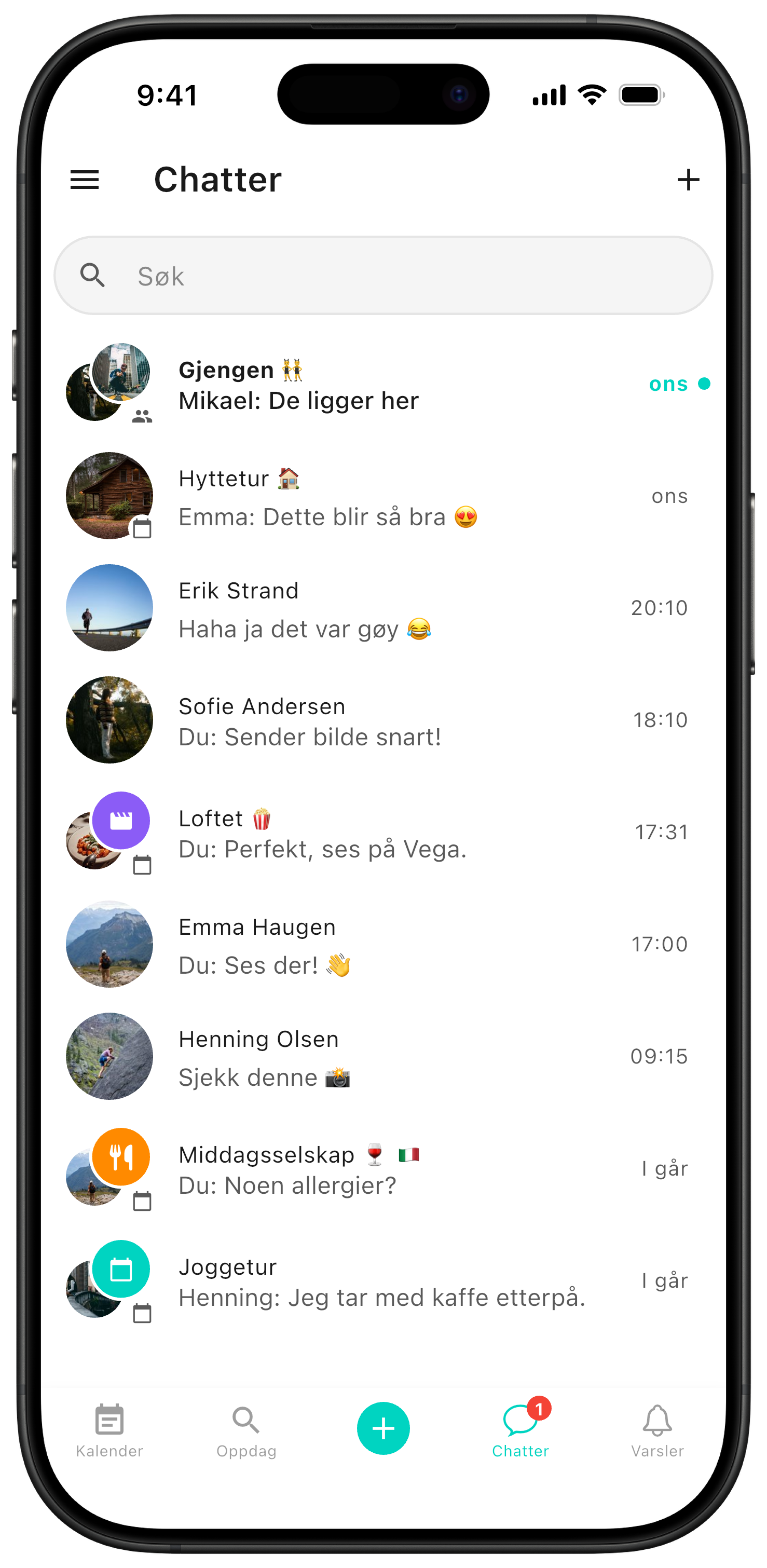 Meldingsoversikt i ZynkUp
