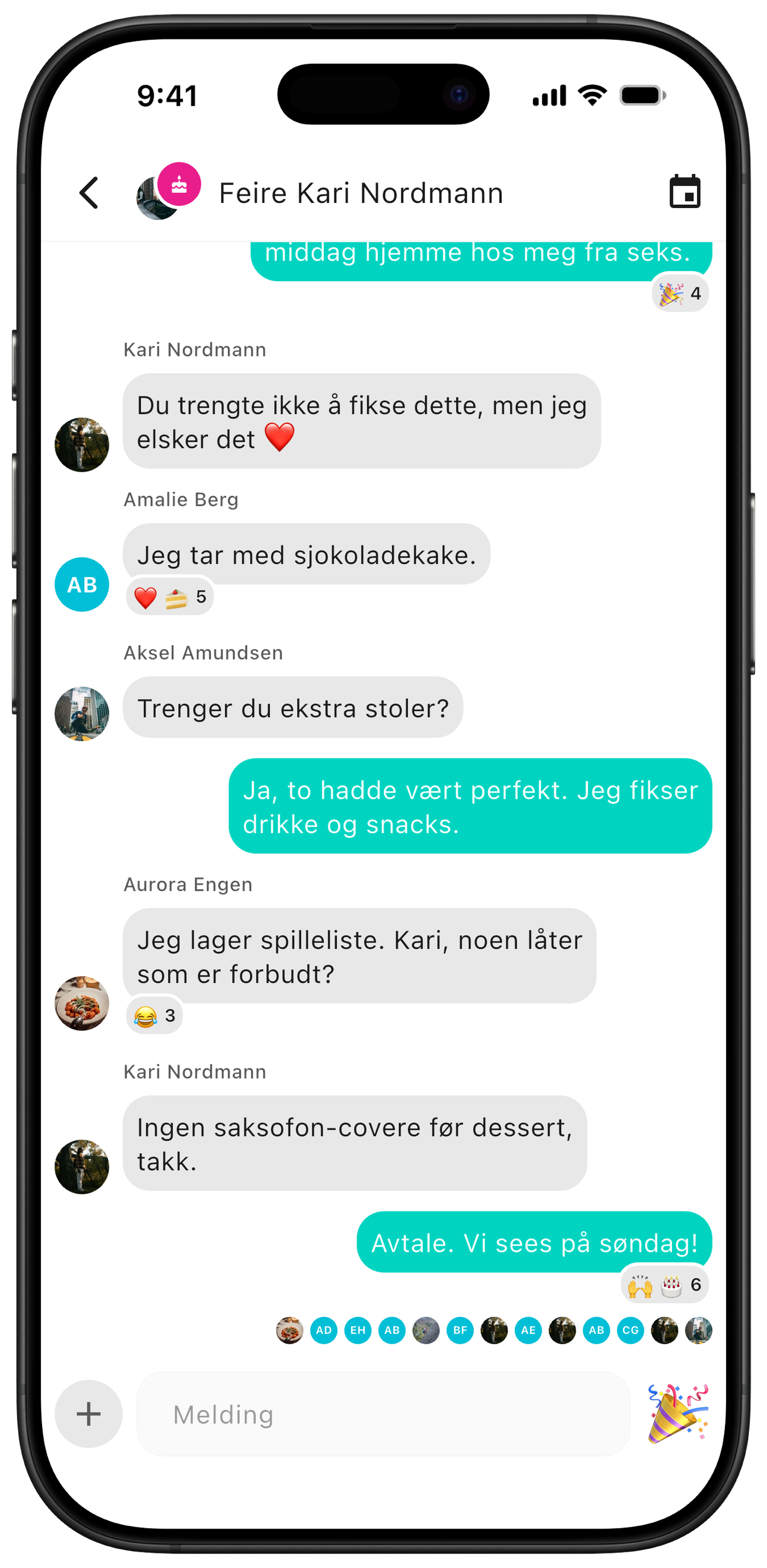 Bursdagschat i ZynkUp