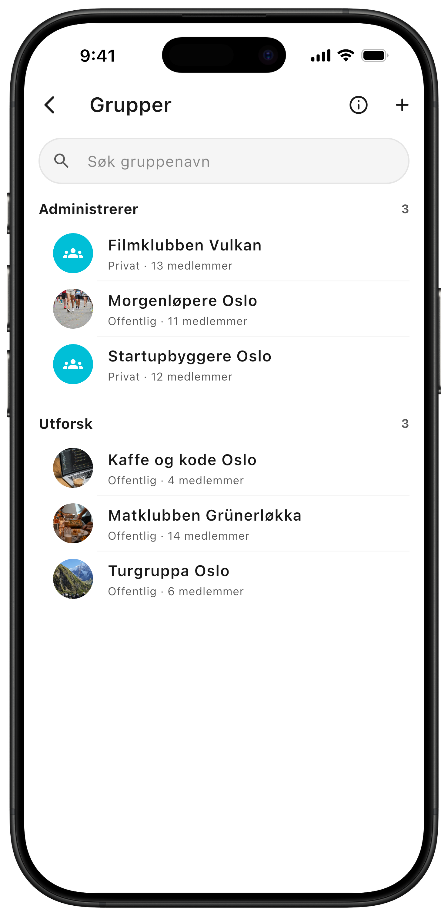 Grupper i ZynkUp